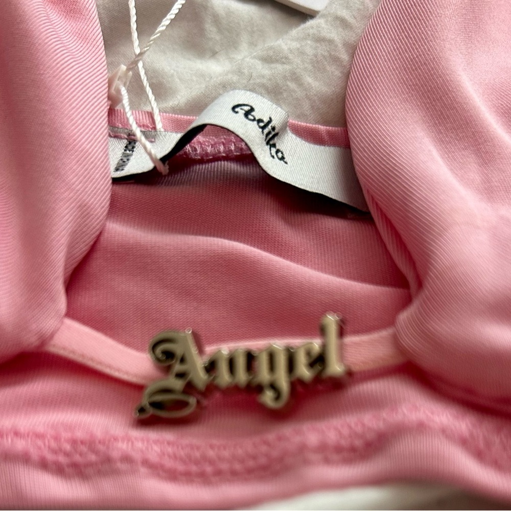 NWT Adika “Angel” Pink Halter Neck Women Top small - Picture 2 of 5